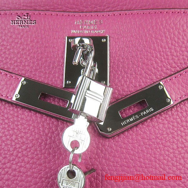 Hermes Kelly 32cm Togo Leather Bag Peachblow 6108 Silver Hardware Hermes Kelly 32cm Togo Leather Bag Peachblow 6108 Silver Hardware